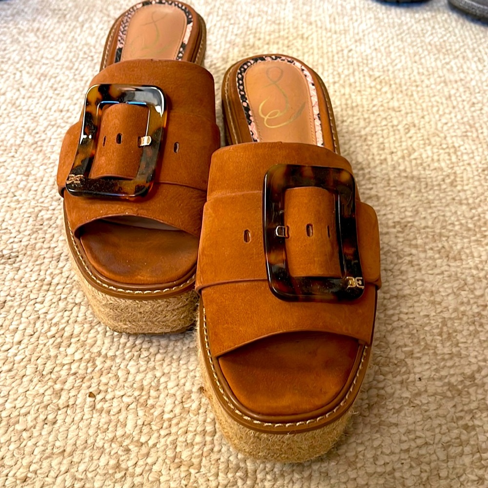 Sam Edelman platform slides. Super cute and wearable with almost anything!